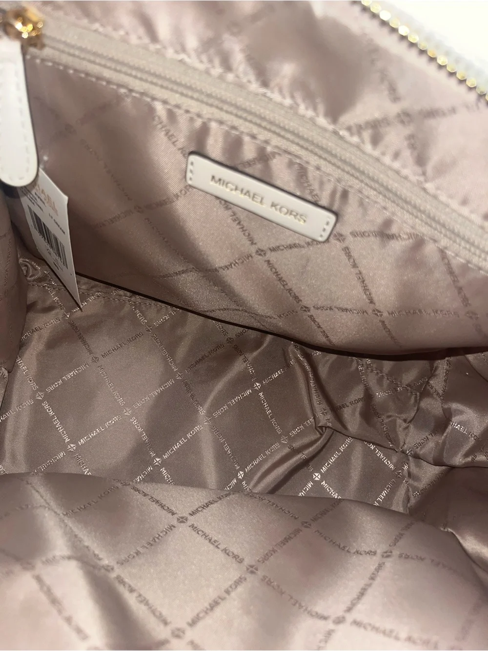 Michael Kors “Avril” Large Top-Zip Satchel